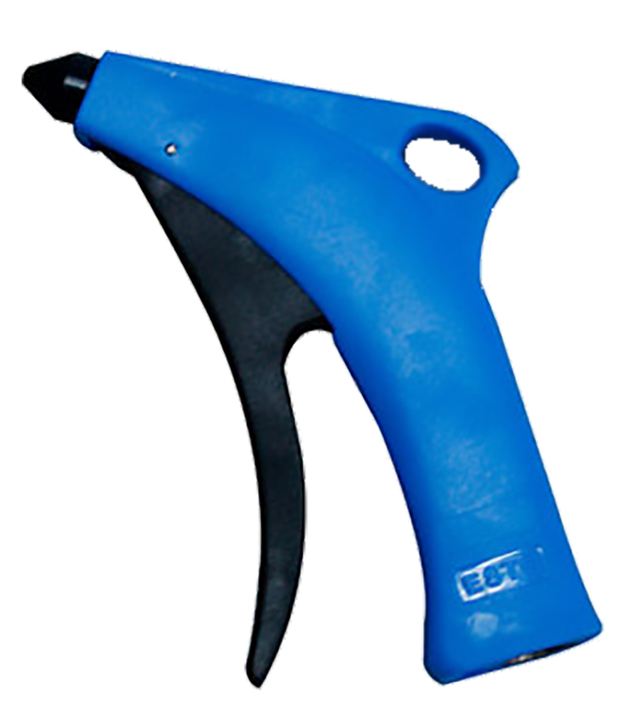 Pistola neumática azul para soplado de aire comprimido – EJEMATIC SL.