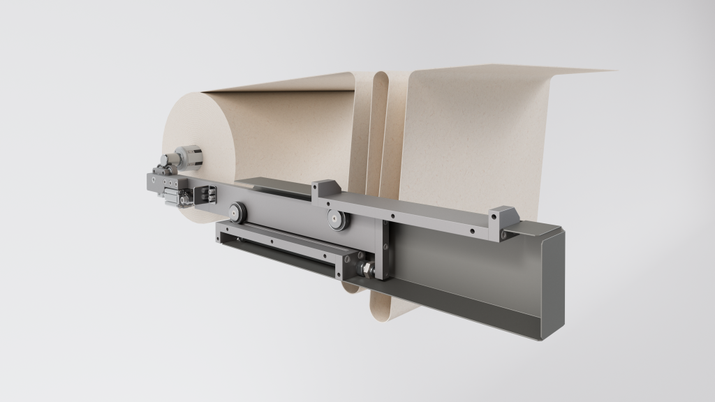 Sistema de anclaje con brazo batiente y freno eléctrico para control de tensión